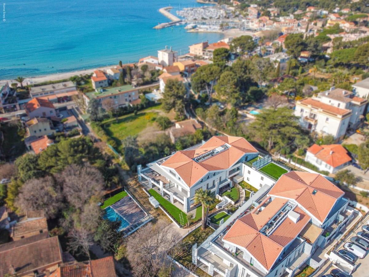 T3 Neuf - C13 - Jardin-terrasse Et Piscine - Acces Direct Plages Et Centre Village * Saint-Cyr-sur-Mer